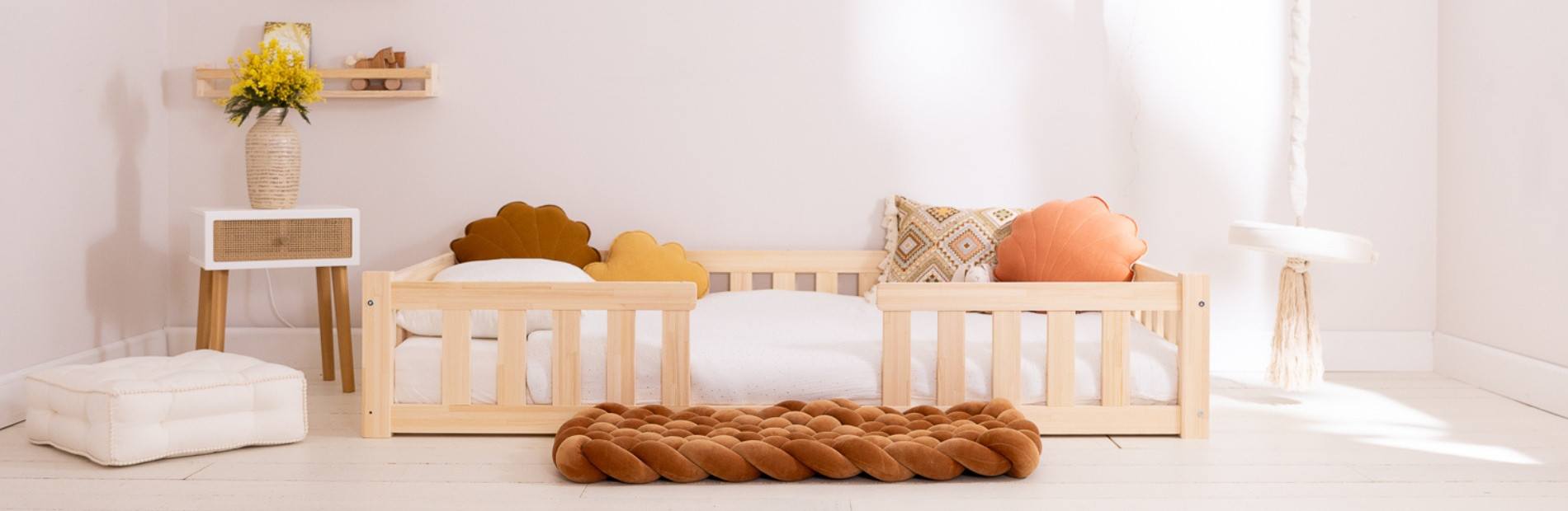 Cama Simples Genebra: Cama Simples de Madeira | Mon Lit Cabane