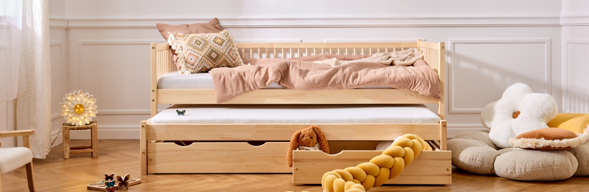 Cama Simples com Gaveta con entrega rápida | Mon Lit Cabane