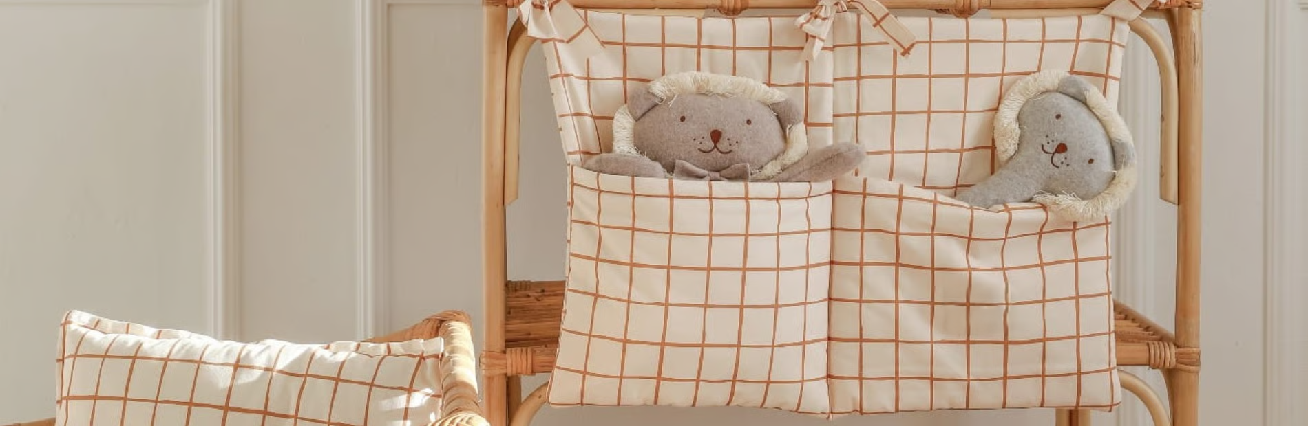 Vichy Caramel Collection – Baby Items | Mon Lit Cabane