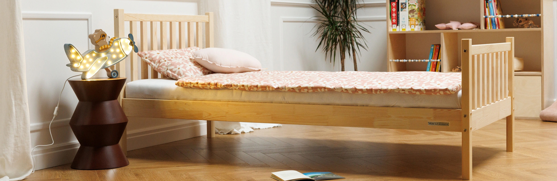 Cama Simples Tóquio Basic: cama simples de madeira | Mon Lit Cabane