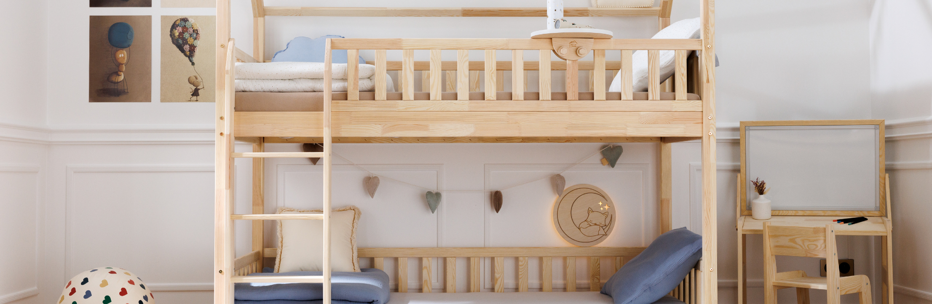 Lit Superposé L Premium avec tiroir | Mon Lit Cabane