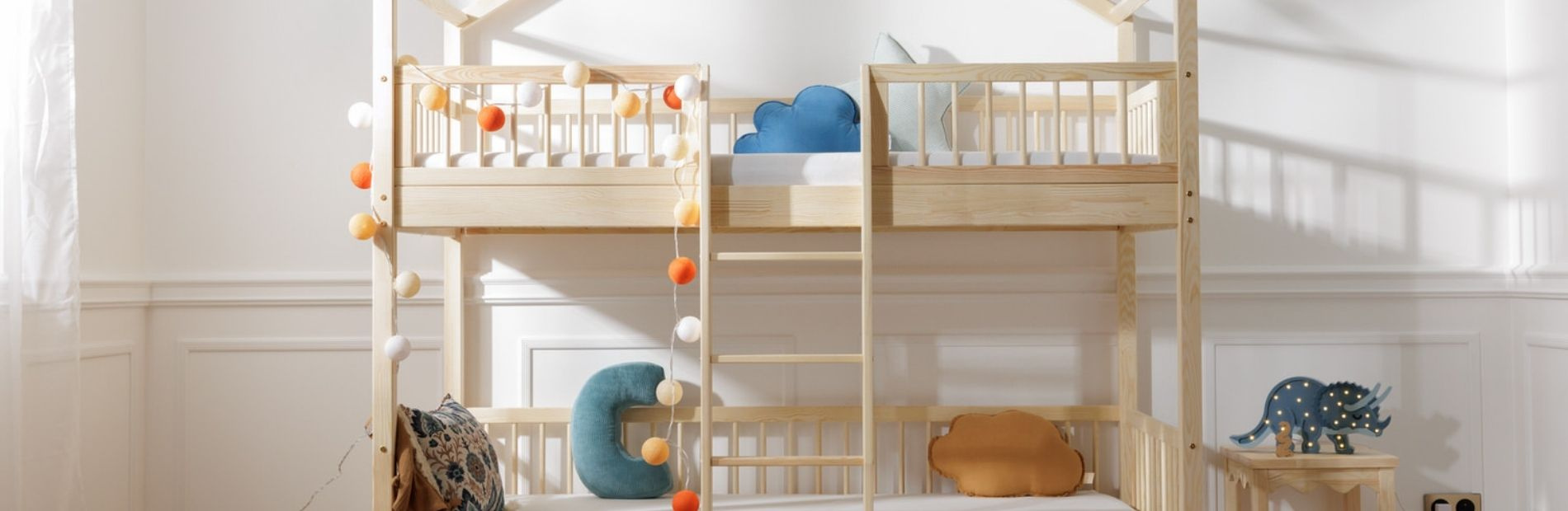 Hausbett Etagenbett DP Premium: gemeinsames Zimmer | Mon Lit Cabane