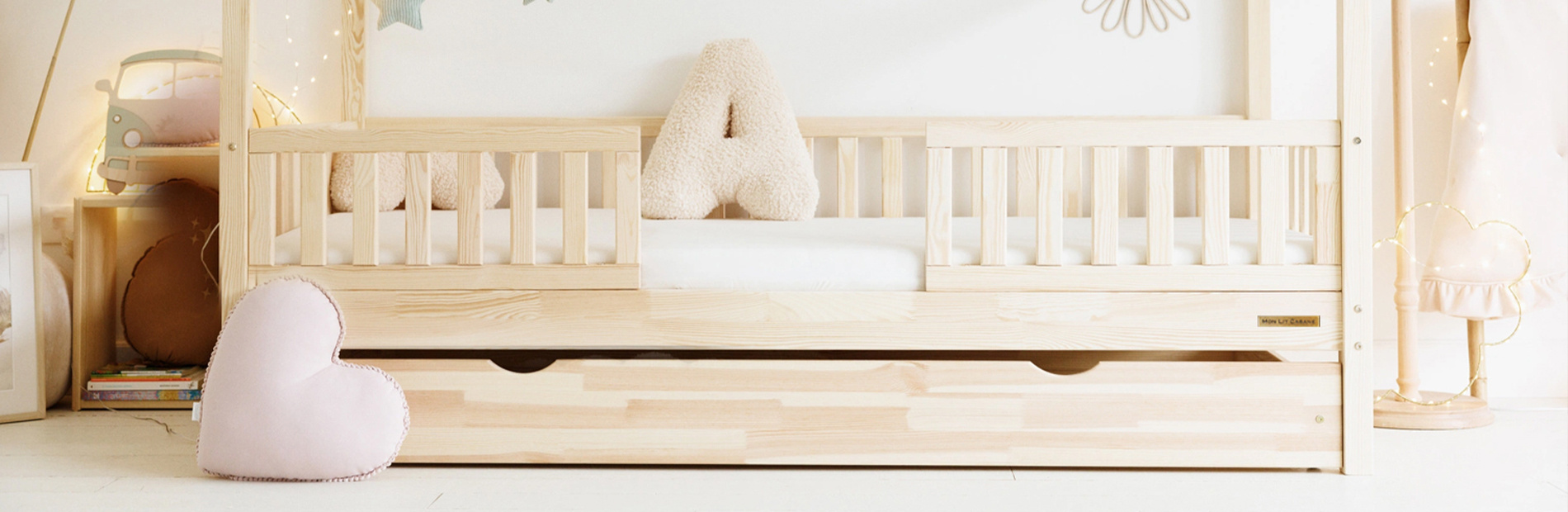 Cama Casinha DBT Premium: cama com arrumação integrada | Mon Lit Cabane