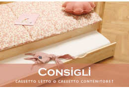 Cassetto letto vs cassetto contenitore: come scegliere per ottimizzare lo spazio
