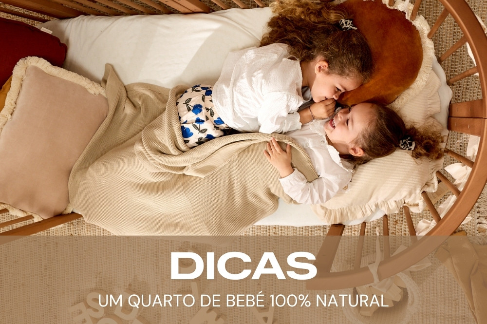 Criar um quarto de bebé 100% natural