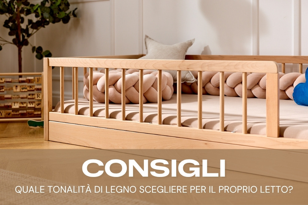Quale tonalità di legno scegliere per il proprio letto?