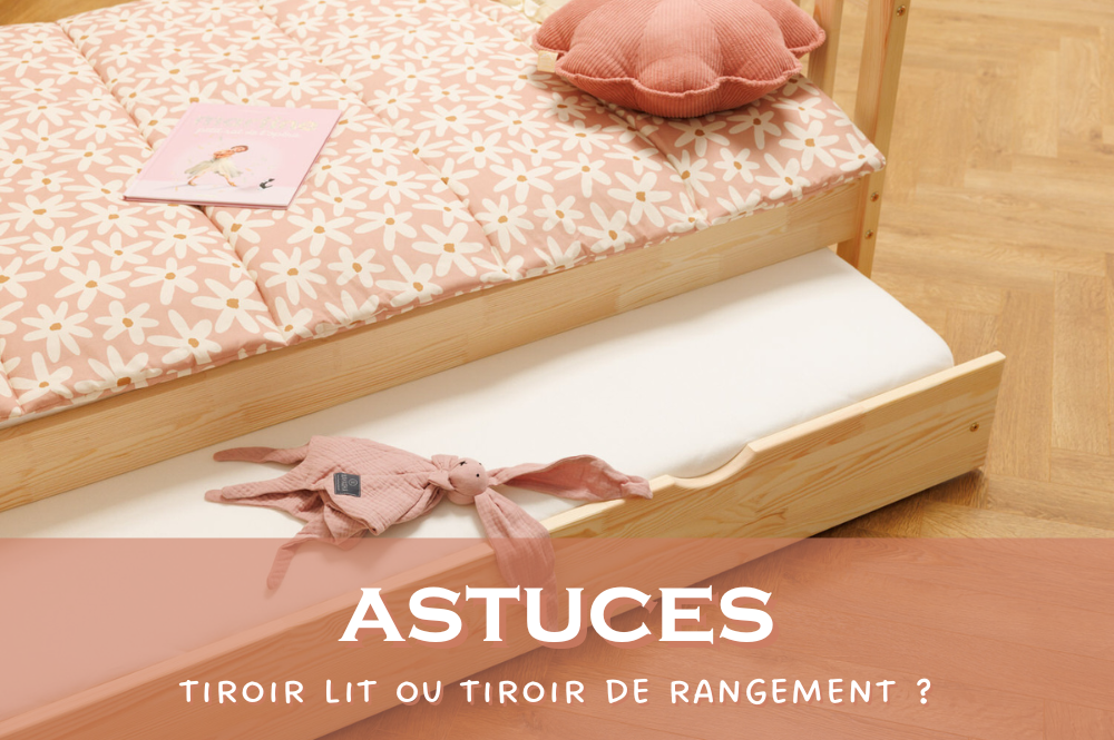 Tiroir lit vs tiroir de rangement : bien choisir pour optimiser l’espace