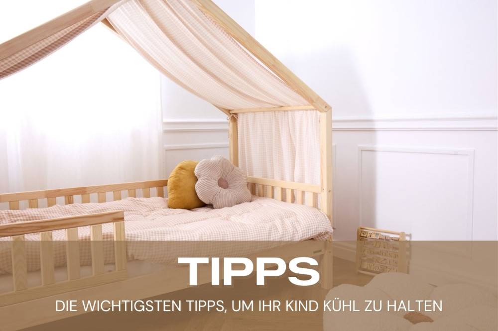 Wie hält man sein Kind während einer Hitzewelle kühl?