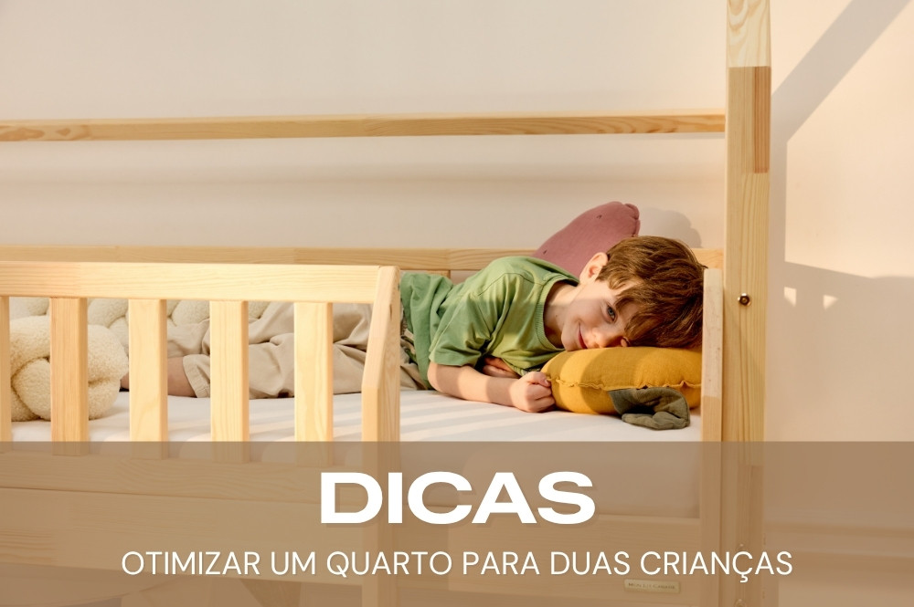 Como otimizar um quarto para duas crianças?