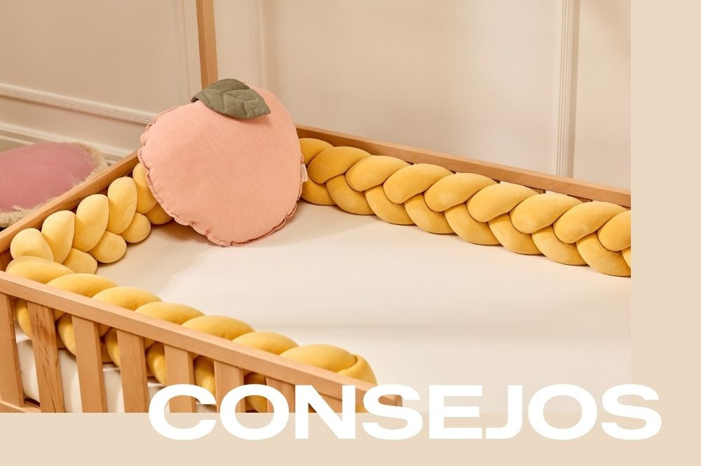 Protector de cama trenzado: el detalle decorativo que realza la cama de tu peque