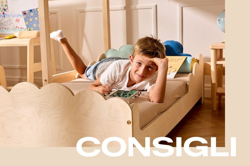 Dal lettino al letto da grandi: quale passaggio e a quale età?