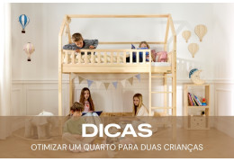 Como otimizar um quarto para duas crianças?